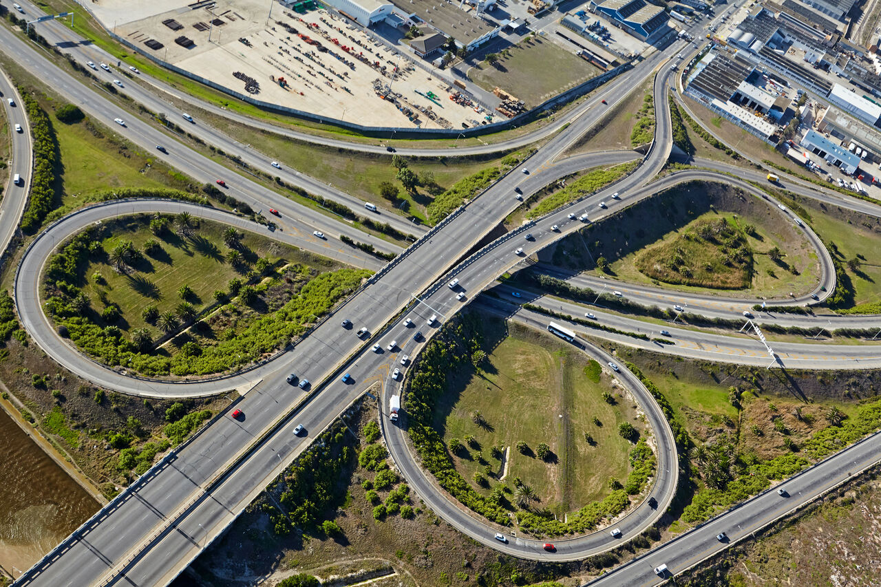Mega highway interchange